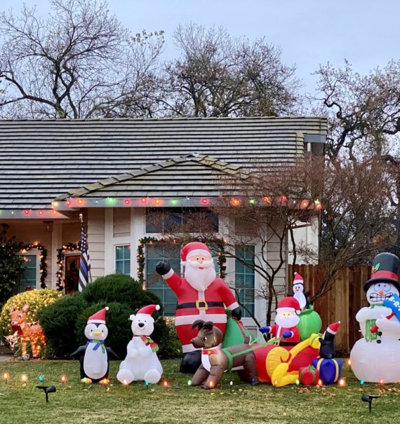 safe ways to clean inflatable lawn decorations