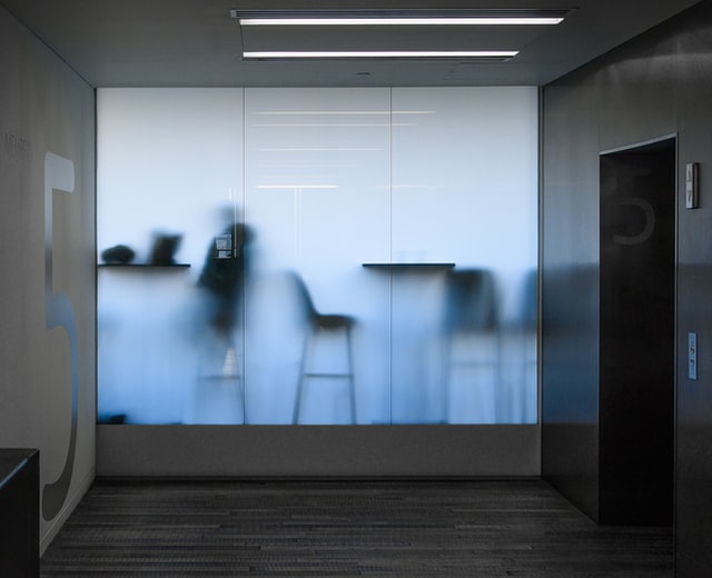example of frosted glass